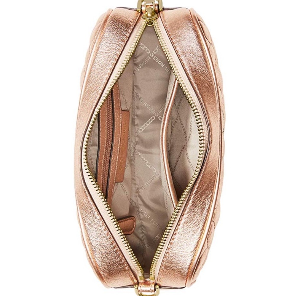 MK  🎉Host pick 🎉 Camera Crossbody Bag Rose Gold - Picture 3 of 8
